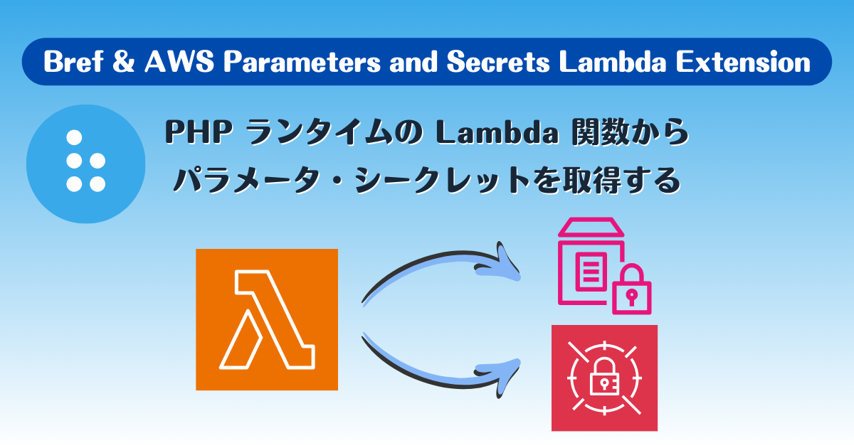 Bref と AWS Parameters and Secrets Lambda Extension で PHP ランタイムの Lambda ...