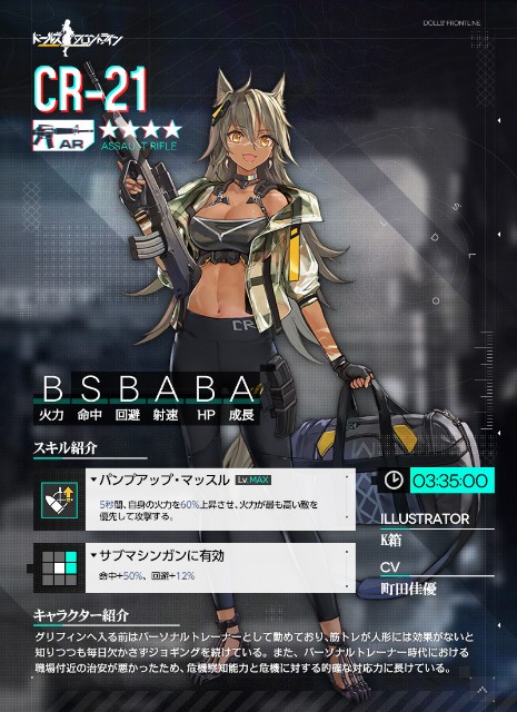 ドルフロ 新人形cr 21の見た目が好きすぎる ダントーくんの備忘録ブログ