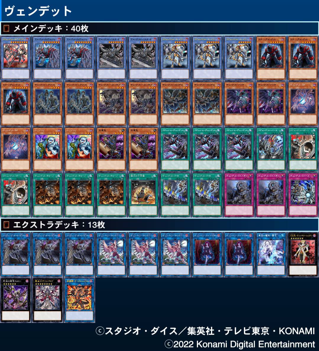 遊戯王OCG】ヴェンデットを組んでみたくなった - ダントーくんの備忘録