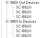 WineでのMIDIデバイス名の認識(修正前・winecfg上)