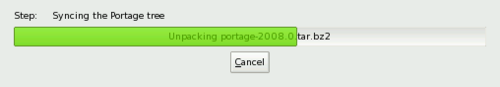 GentooInstaller 2008.0 4:Portageツリーの展開