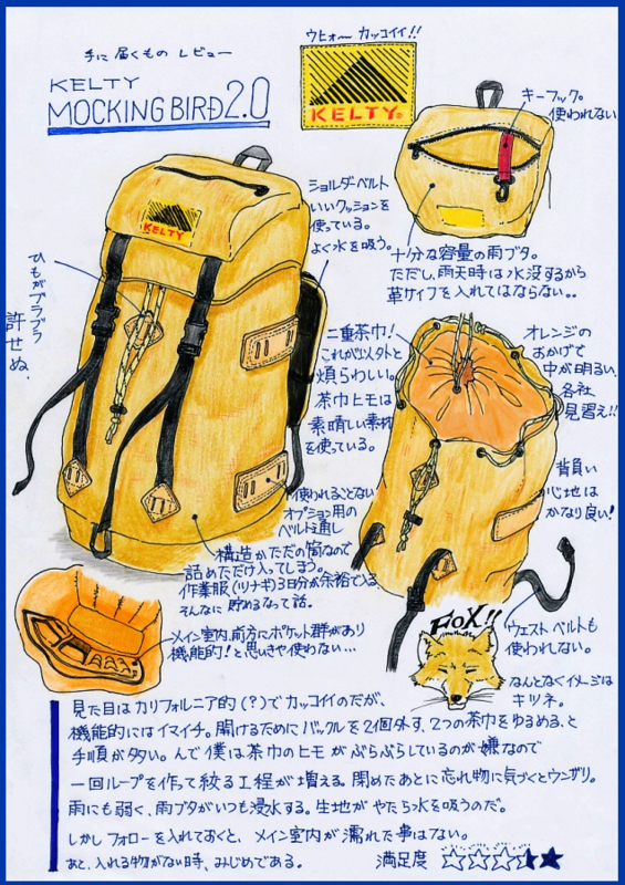 KELTY ケルティ　US MOCKINGBIRD2 レザー　タグ付　新品 手に届くものレビュー】防水なんて言ってない！KELTY