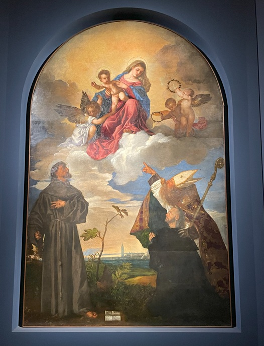 2025初夏のイタリア旅行（21）ローマ「TIZIANO, LOTTO, CRIVELLI E