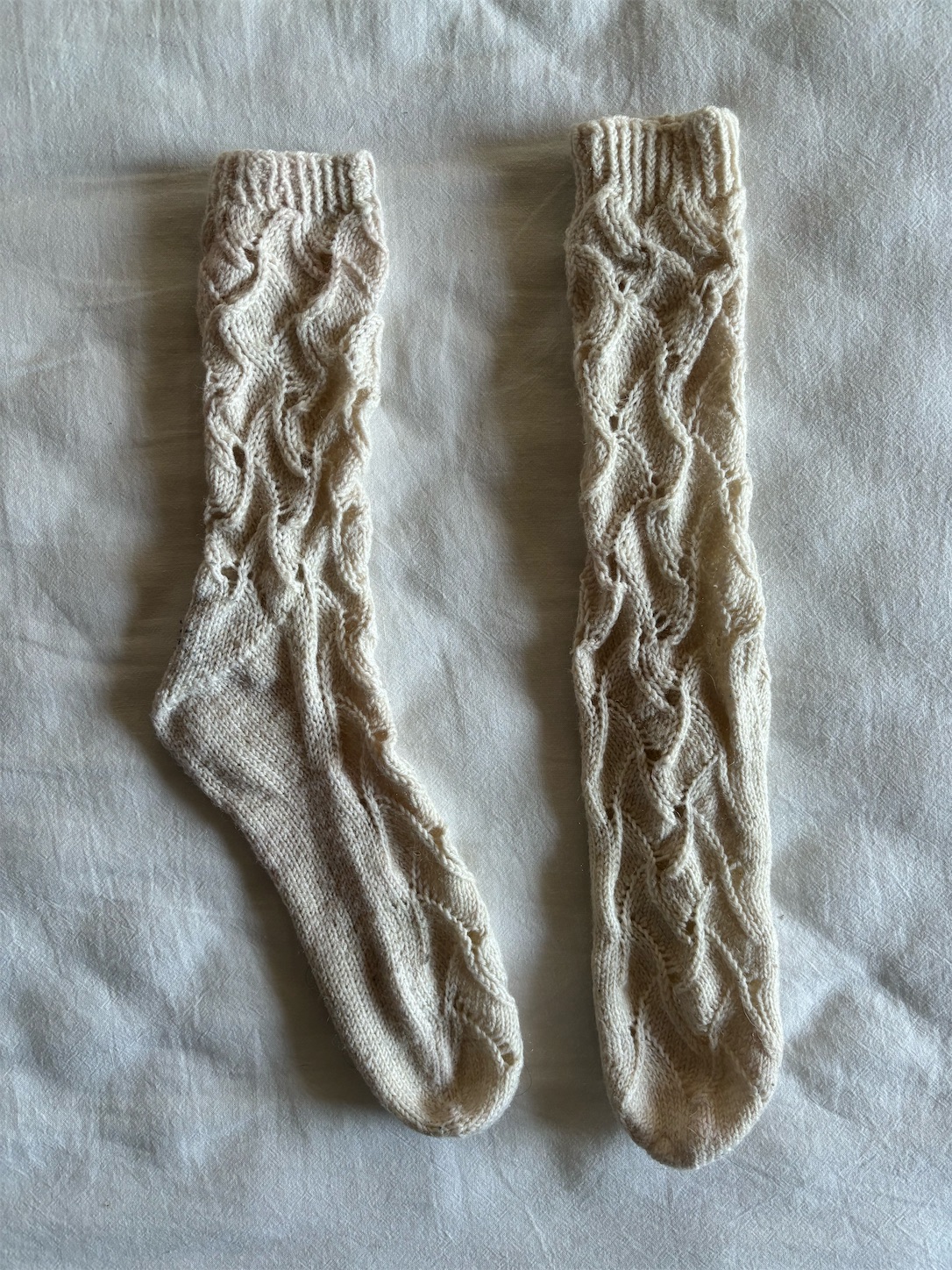 今までに編んできた靴下・1 - 紙と皿のあいだ