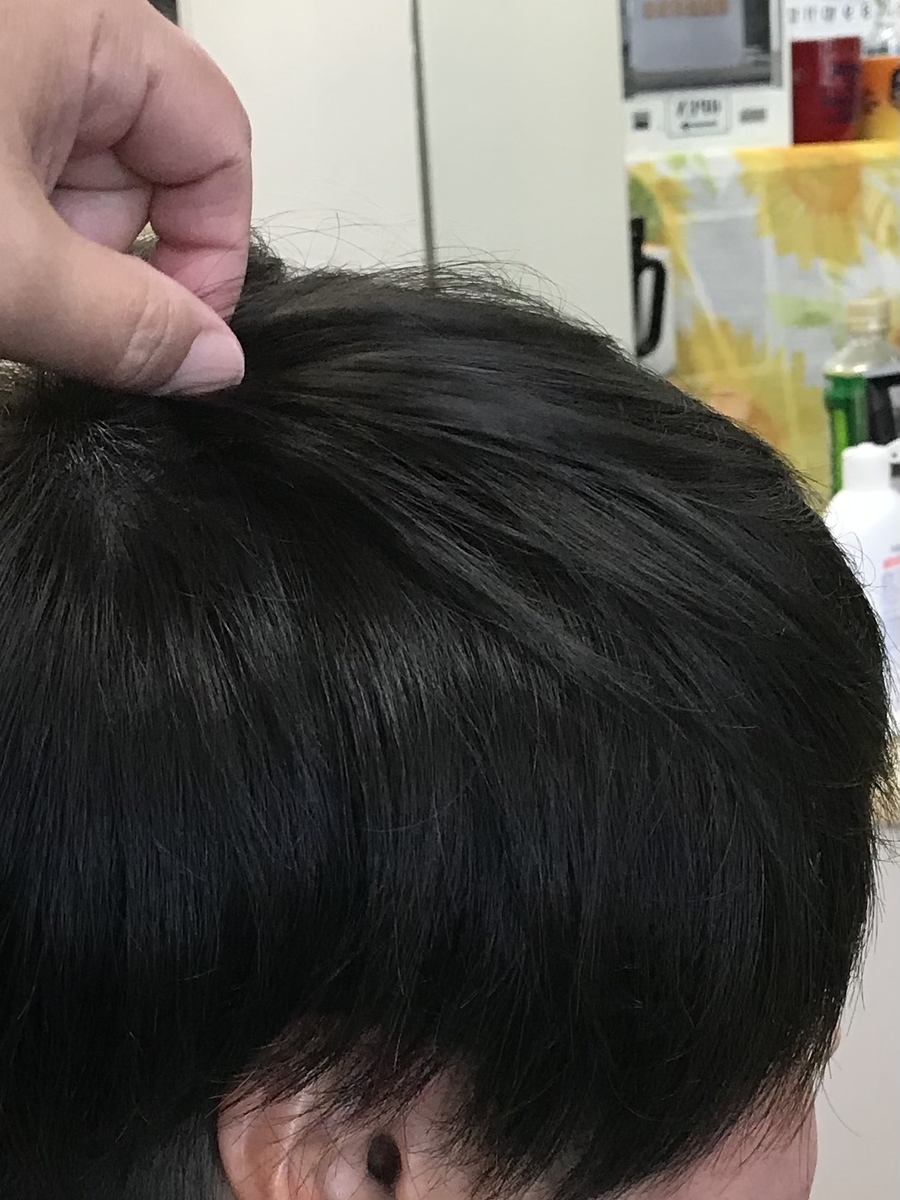 髪色 シックな くすみ感 を作るためのブルーなショートカット バーバーそらまめ S Blog
