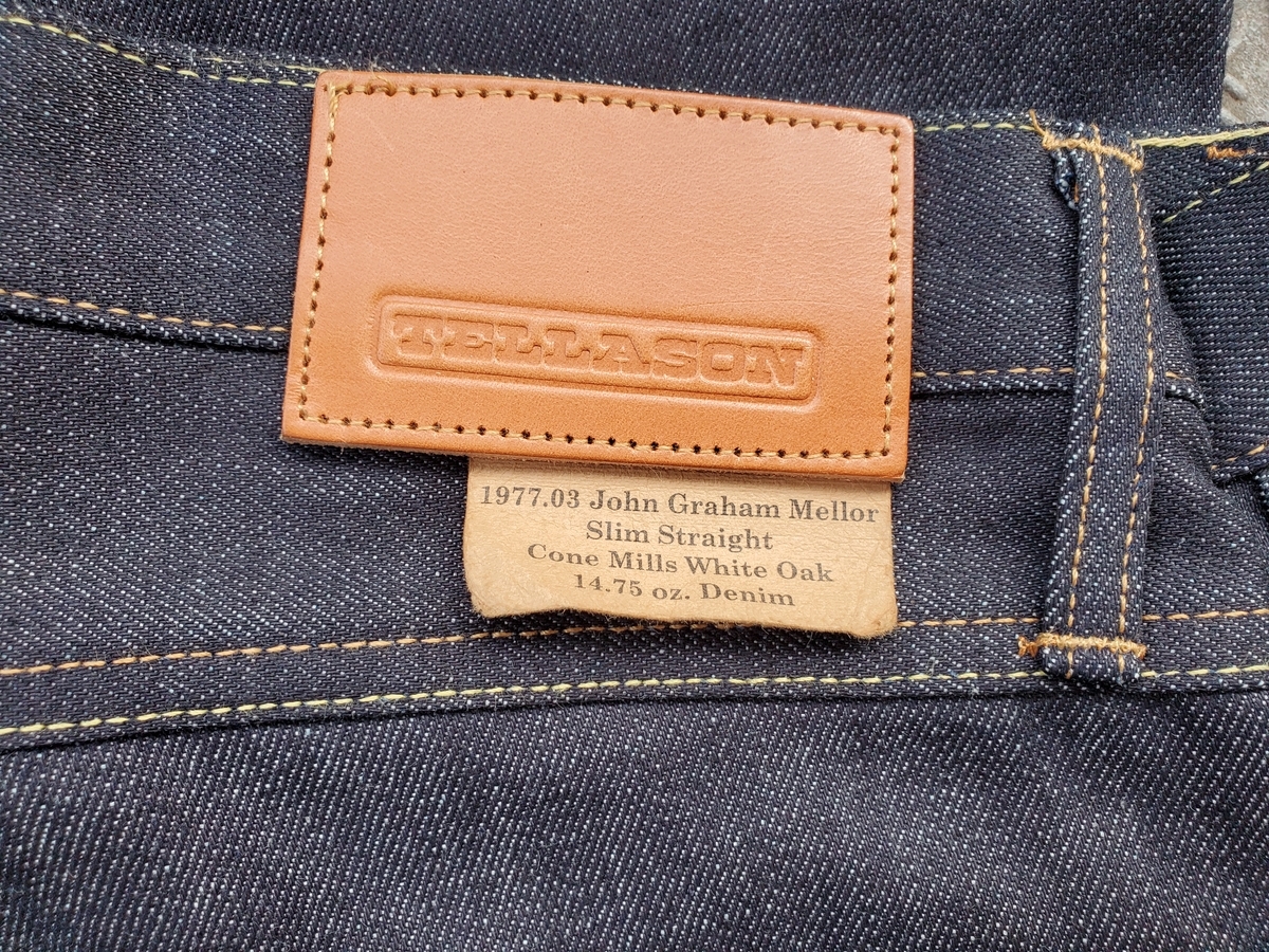 Tellason テラソン Slim Straight スリムストレート 初めます サラリーマンのデニム穿き込みレポート