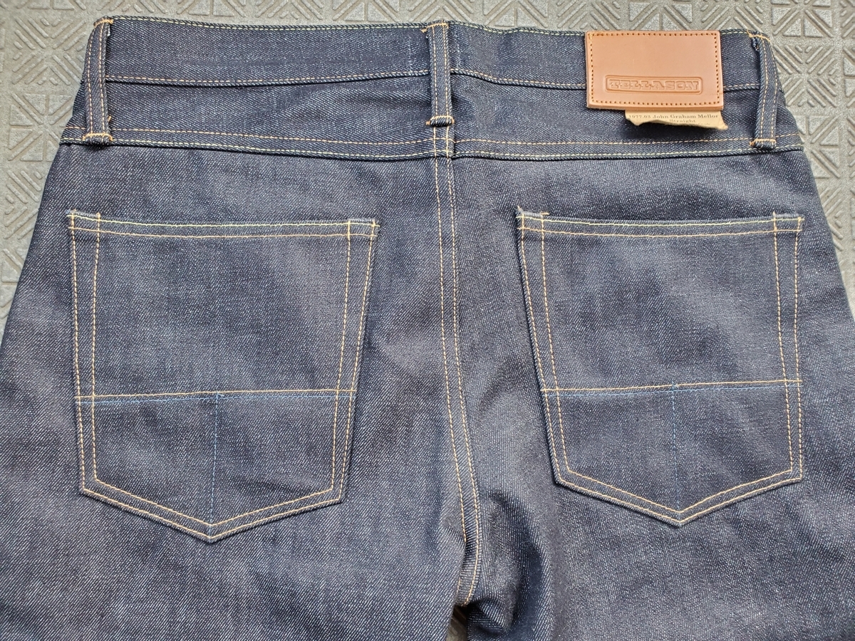 Tellason テラソン Slim Straight スリムストレート 初めます サラリーマンのデニム穿き込みレポート