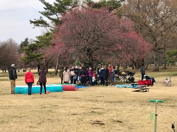 公園でお誕生会