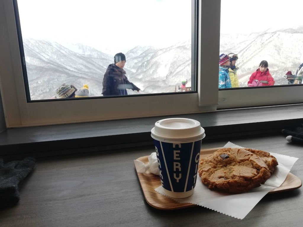白馬マウンテンハーバー CITY BAKERYから見た景色