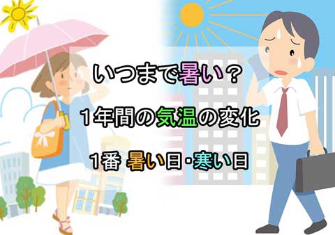 いつまで暑い・いつから涼しくなる