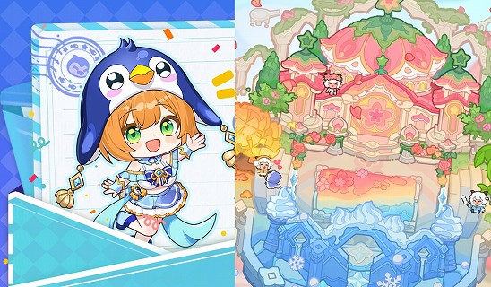 ペタペタペンギン団  ローグライク/マージゲーム無限DありTDアプリ  ８人対戦バトルロワイヤルが面白いゲーム  短時間で遊べる暇つぶしゲームアプリ   