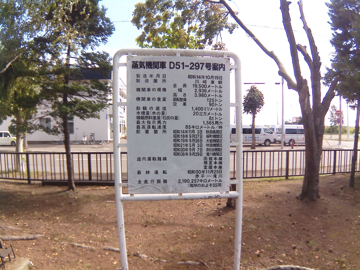 滝川周遊 ― D51297号機 ― - kamonji224の日記 ― 北海道見聞録 ―