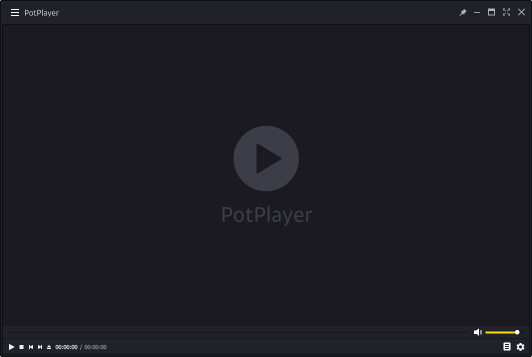 Potplayerのデフォルトスキンが変わってしまったので戻した話 ただのノート