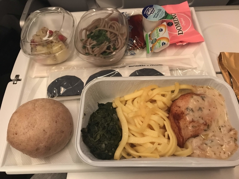 フィンランド航空の機内食