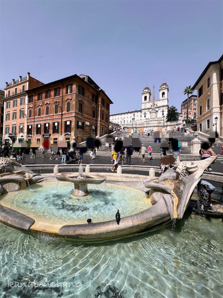 イタリア/ローマ】観光客注意！有名観光スポット「スペイン広場」のルール - かなとぼんぼん