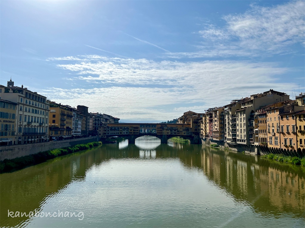 イタリア/フィレンツェ】フィレンツェの奇跡の橋✨「ヴェッキオ橋」を