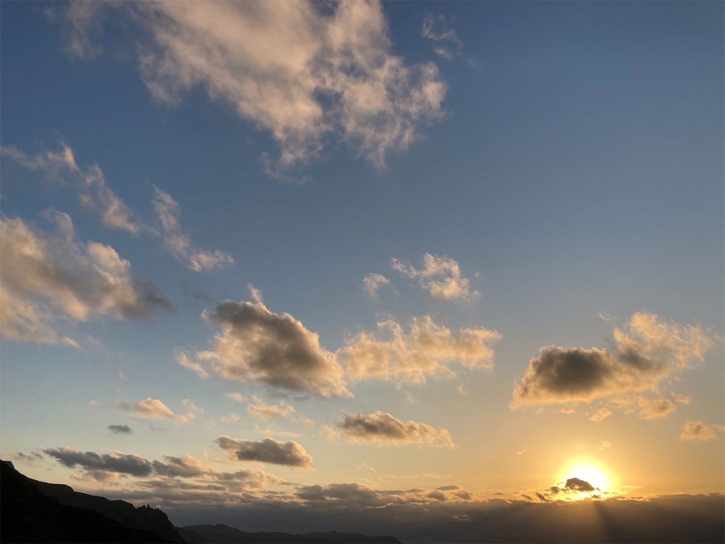 初夕暮れ 西原台