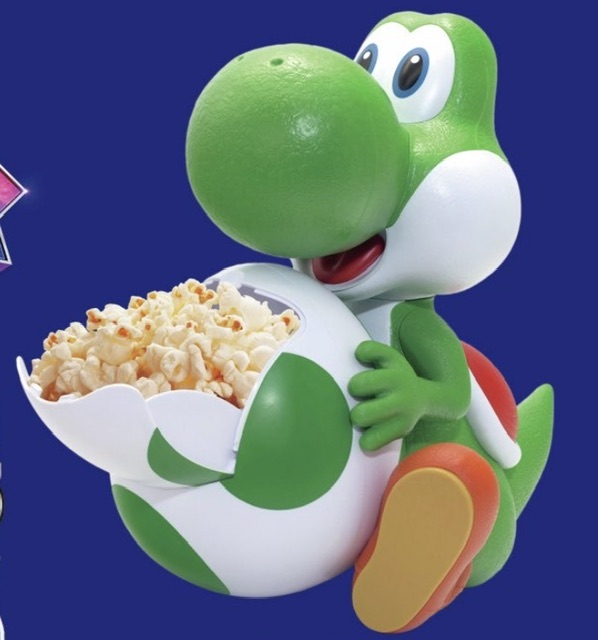 マリオの映画のヨッシーのポップコーンボックス、その値段が