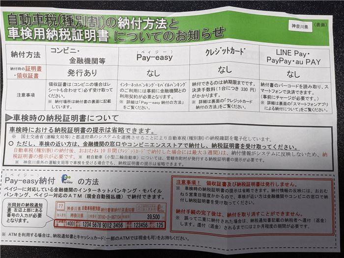 自動車税の支払いの季節 今年はpaypayで支払って0 5 ゲット 7回目の出直し