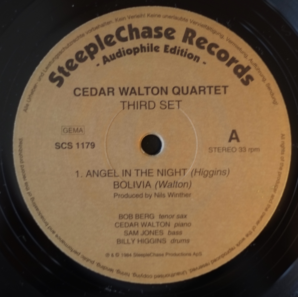 Cedar Walton: Third Set (1983) Bob Bergも魅力だが - K's Jazz