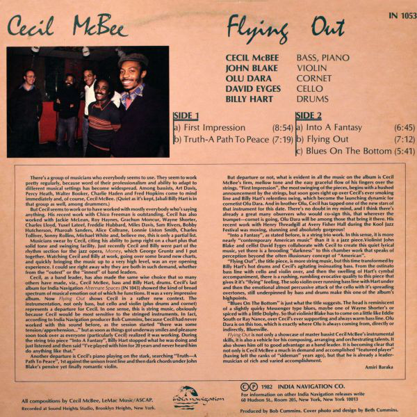 洋楽 Cecil Mcbee - Flying Out Flying Out - Wikipedia