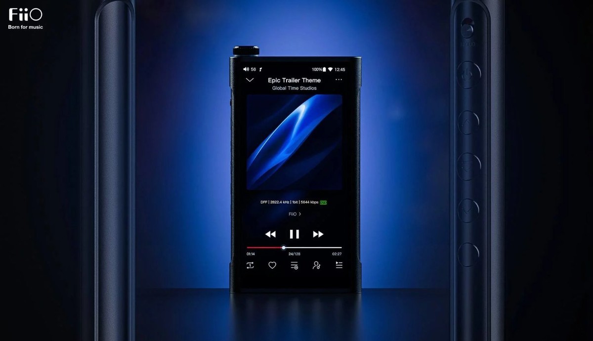 国内配送】 ハイレゾ対応 デジタルオーディオプレーヤーDSD対応 M15 サマーセール FiiO プレーヤー ハイレゾ DSD対応 FIO-M15-B M15 ポータブルプレーヤー