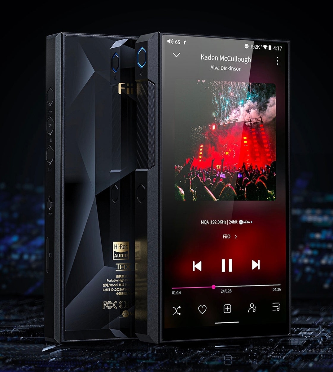 FiiO、ESS Sabre DACチップセット搭載のAndroid音楽プレーヤー