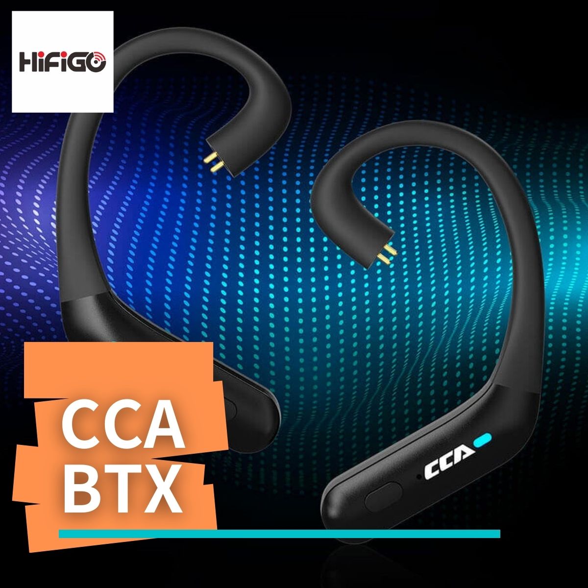 CCA BTX：IEM用ワイヤレスBluetooth V5.2イヤーフック - audio-sound