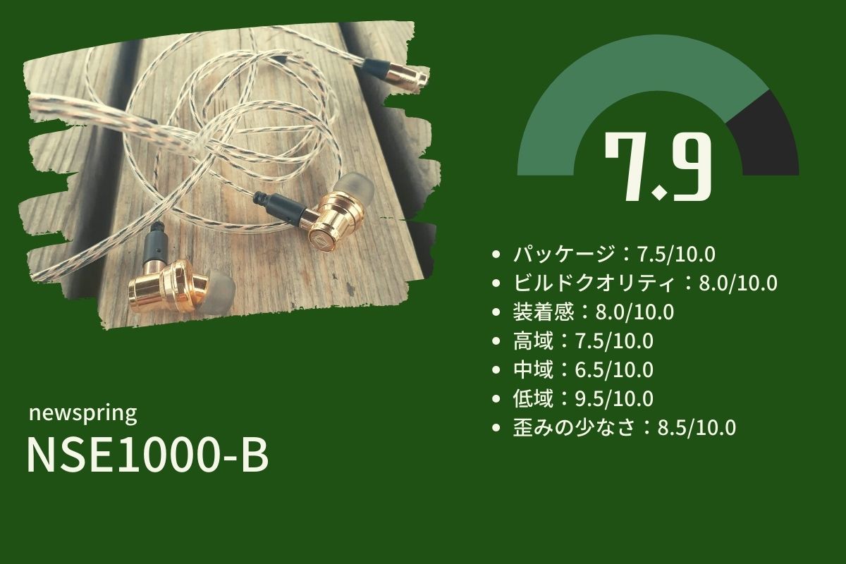 newspring NSE1000-B レビュー｜積極的におすすめする要素は殆どないが