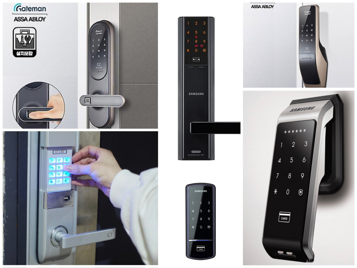 玄関用電子ロック 新品未使用 パスワードで開閉 韓国製