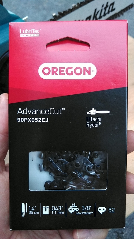 チェンソーのガイドバー交換part2「オレゴン1.1mmガイドバー編