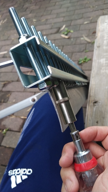 俺流で整地用Myトンボをつくってみる！part2 - 俺の缶詰、何の味？