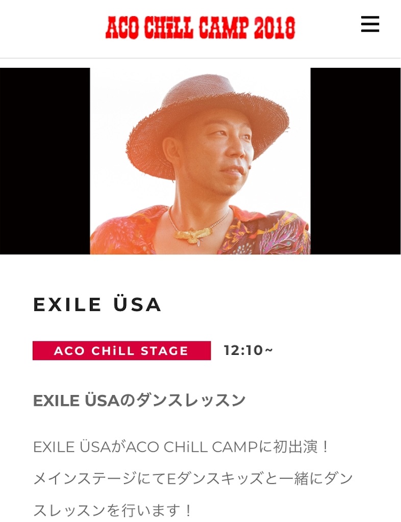 アコチルキャンプでeダンスキッズとexile Usaのダンスレッスンに参加してきた メジャーで補欠か草野球で４番か