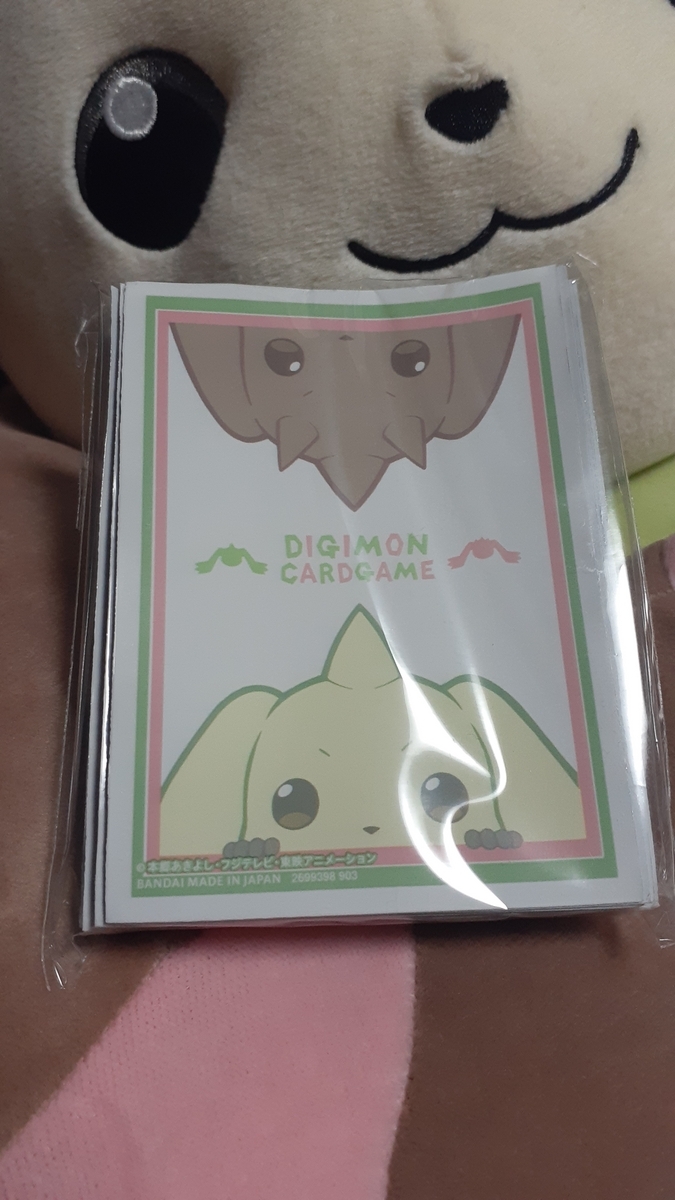 カードサプライ】デジカ構築済みデッキ付属のスリーブが大変かわいく