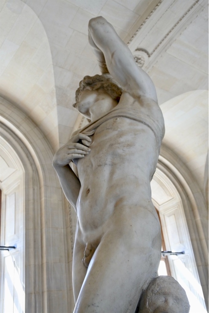 ミケランジェロ《瀕死の奴隷》｜細部接写画像80枚（ルーブル美術館
