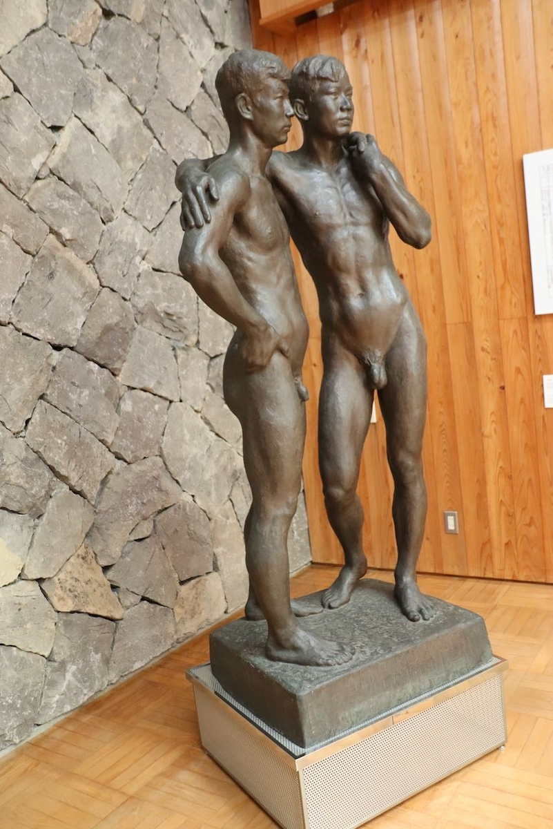 朝倉文夫《友》｜彫刻画像（朝倉文夫記念館）