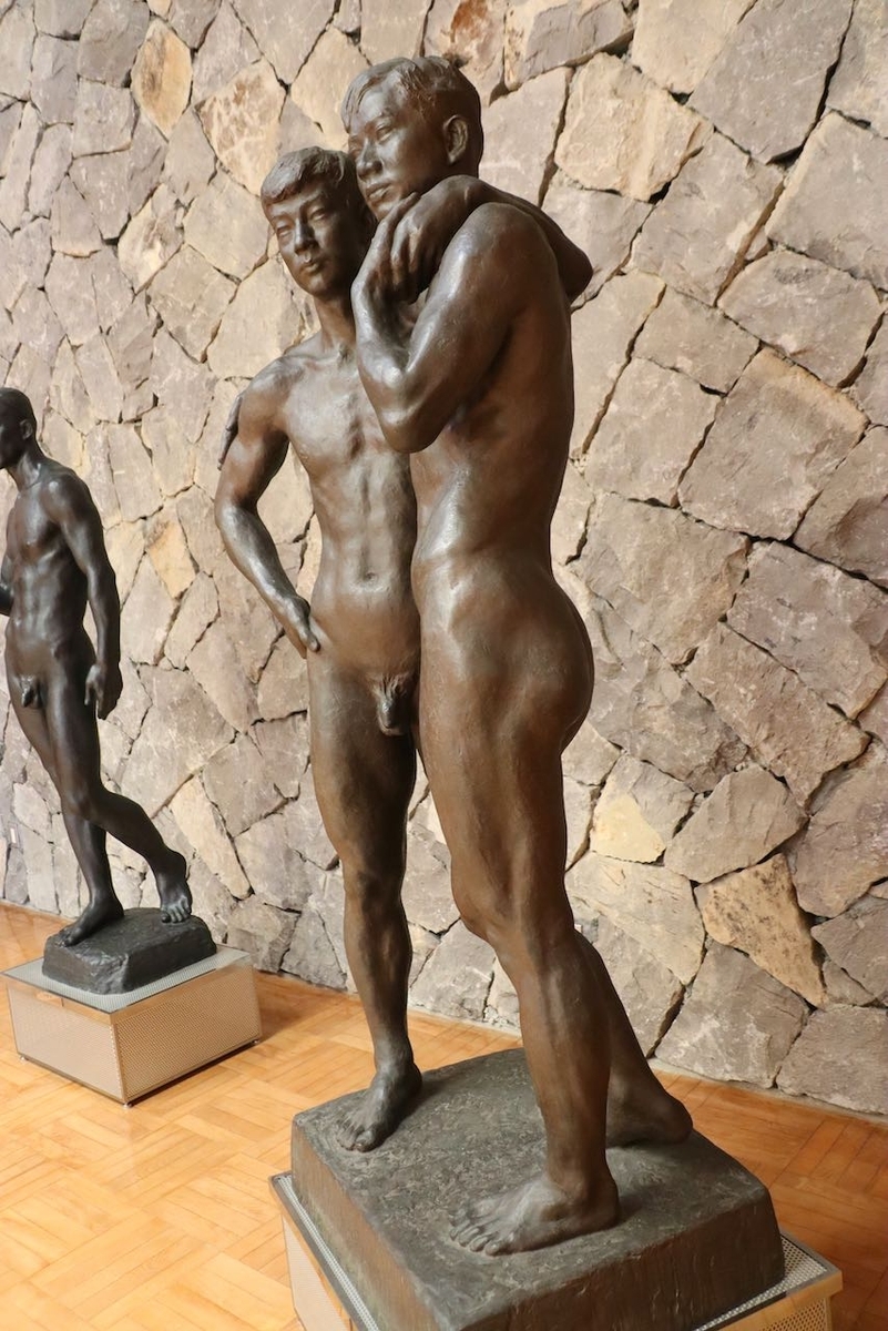 朝倉文夫《友》｜彫刻画像（朝倉文夫記念館）