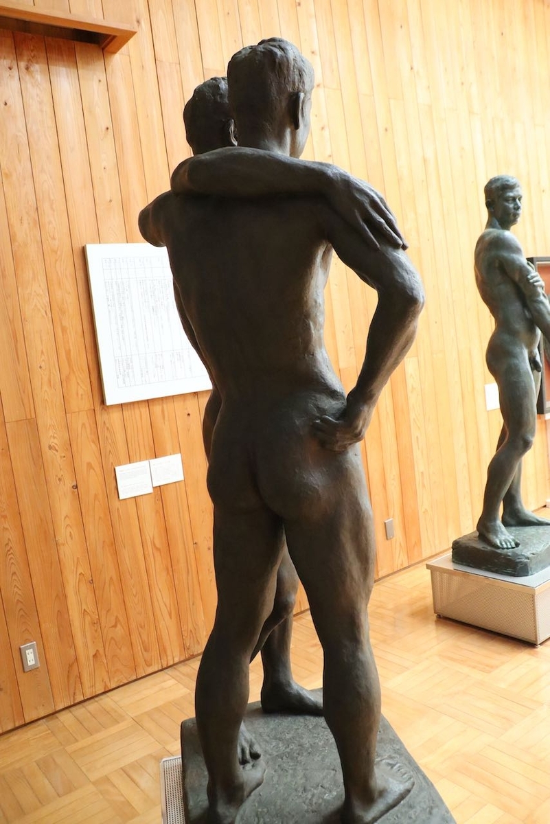 朝倉文夫《友》｜彫刻画像（朝倉文夫記念館）
