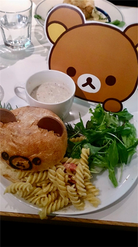 f:id:kannso:20180325182858p:plain リラックマ パスタ