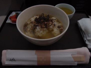 朝ごはんのお茶漬け