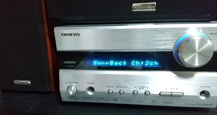 5.1chサラウンド計画 摩訶不思議な ONKYO オンキヨー SA-205HDの 5.1chサラウンド計画 摩訶不思議な ONKYO オンキヨー SA-205HDの