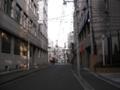 遠くに一番町のアーケードが見えます。
