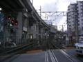 仙台市若林区五橋三丁目 踏切から仙台駅方面。 仙台市若林区五橋三丁目 踏切から仙台駅方面。