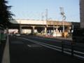 長町駅付近　道が完成すると高架の向こう側へとつながるそうです