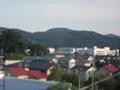 白石蔵王駅付近。一戸建てが建ち並ぶ住宅地です。