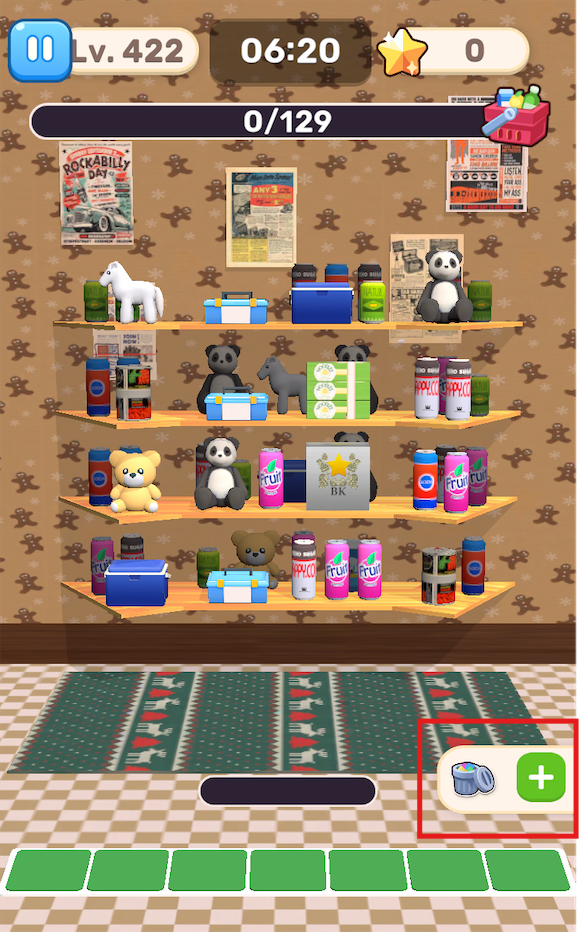 Goods Triple 3D - Sorting Puzzleゲーム画面