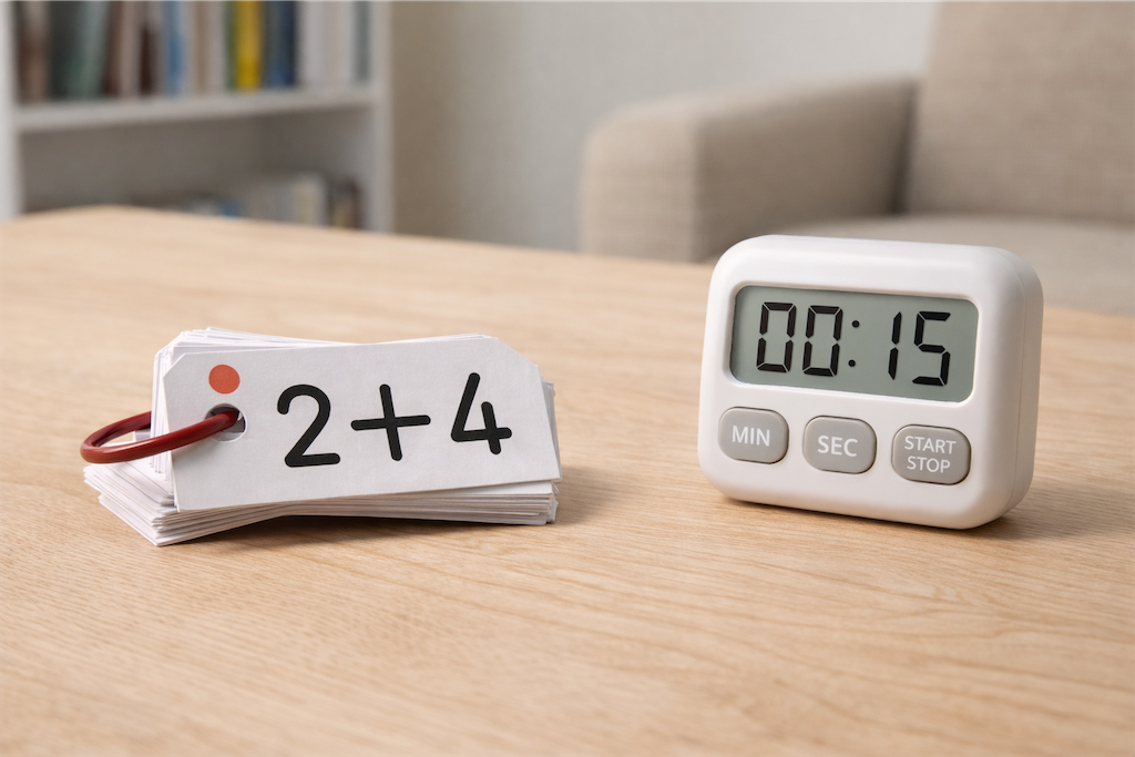 計算カードとタイマー