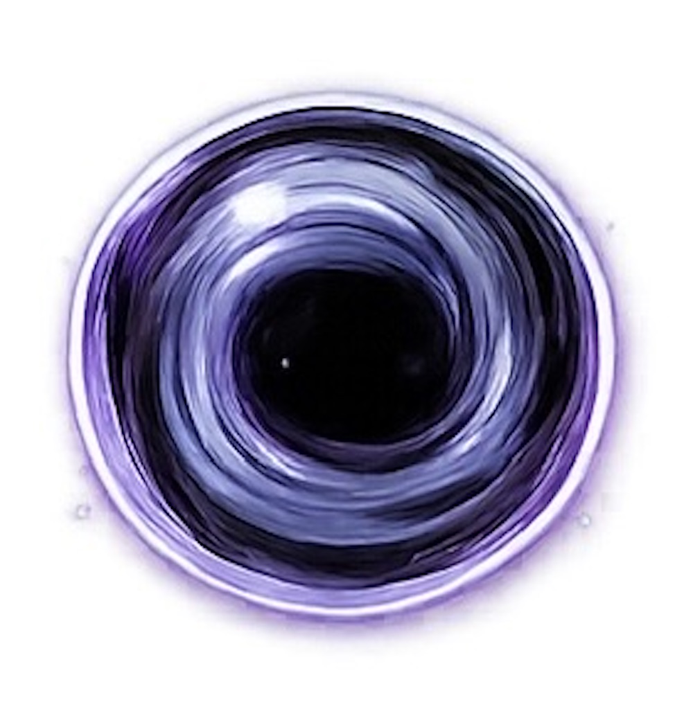 バブルレインボーシューター シュート＆ポップパズル アイテム ブラックホール