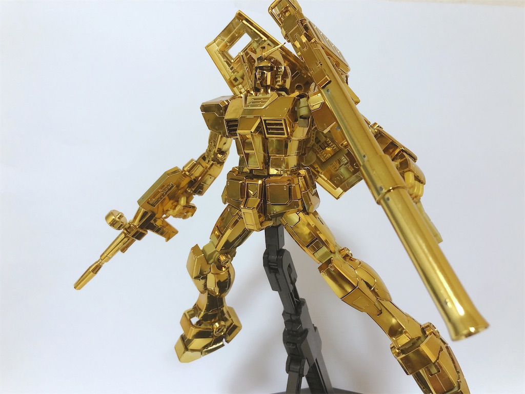 MG ガンダムVer.3.0 ゴールドコーティングバージョン レビュー