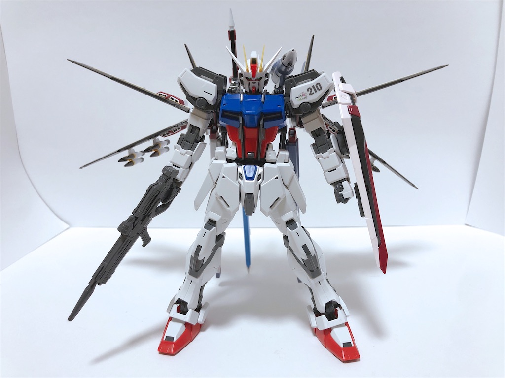 イージスガンダムMG+ストライクルージュオオトリ装備Ver.RM MG イージスガンダムMG+ストライクルージュオオトリ装備Ver.RM MG